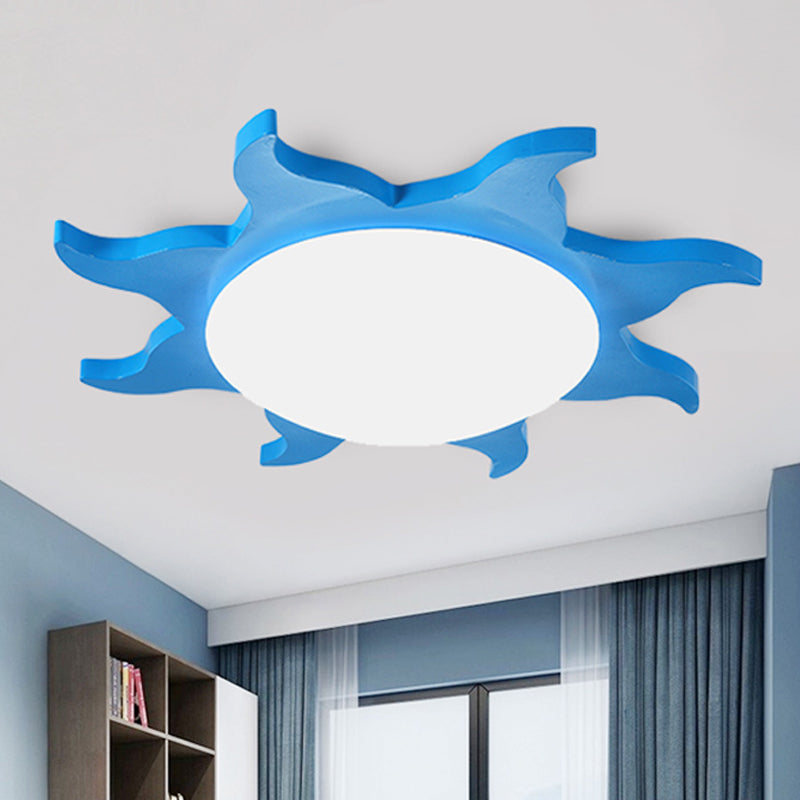 Kinderkamer plafondlamp - zonvormige LED-verlichting