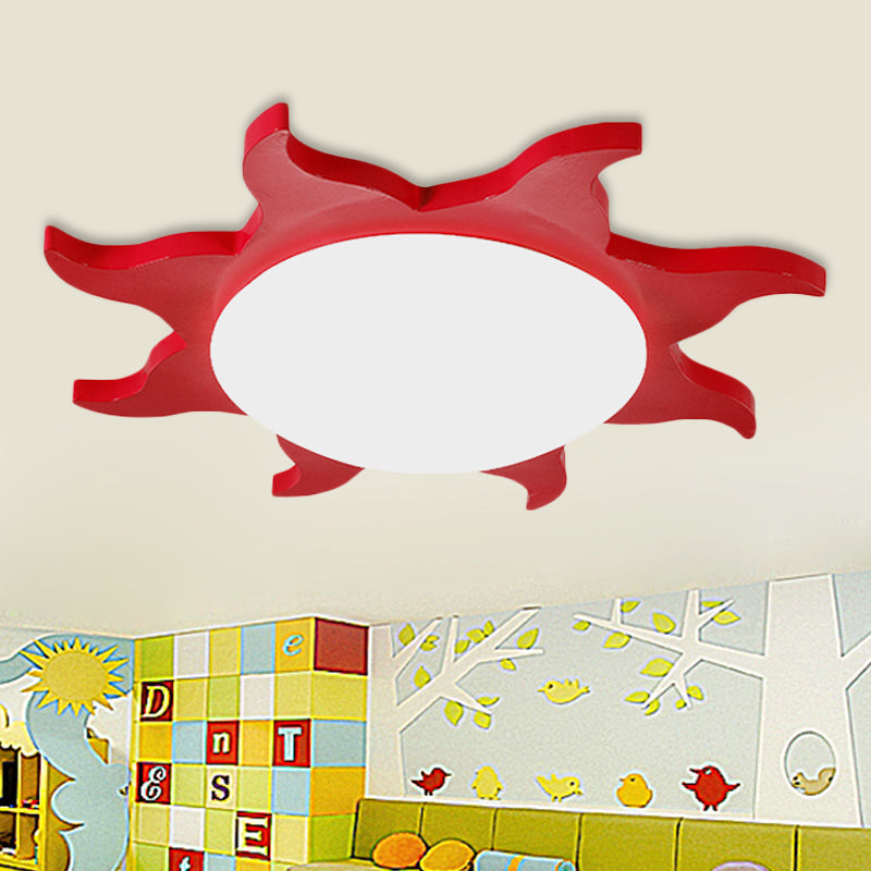 Kinderkamer plafondlamp - zonvormige LED-verlichting