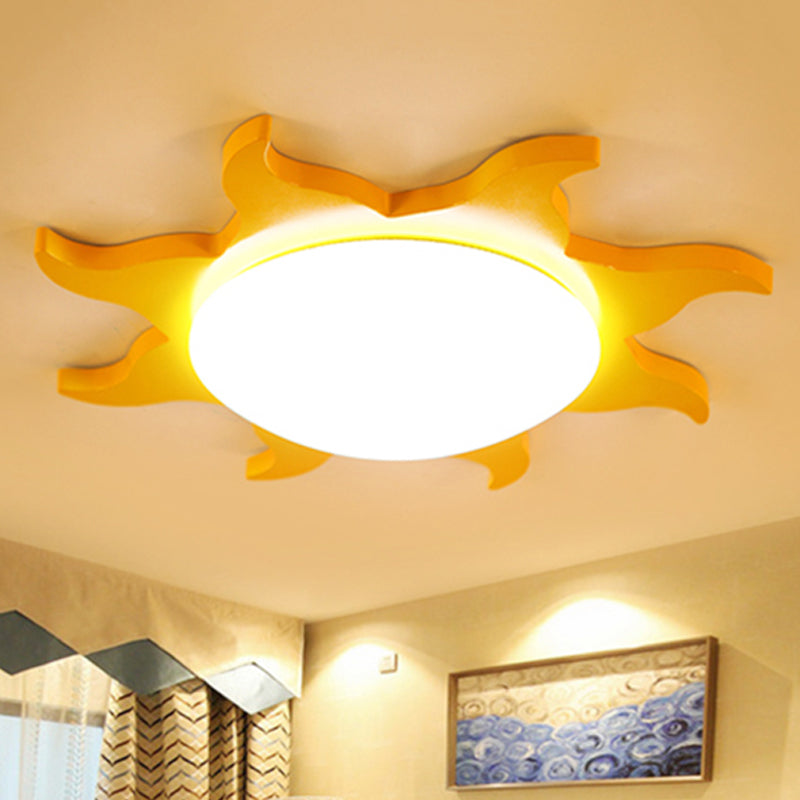 Kinderkamer plafondlamp - zonvormige LED-verlichting