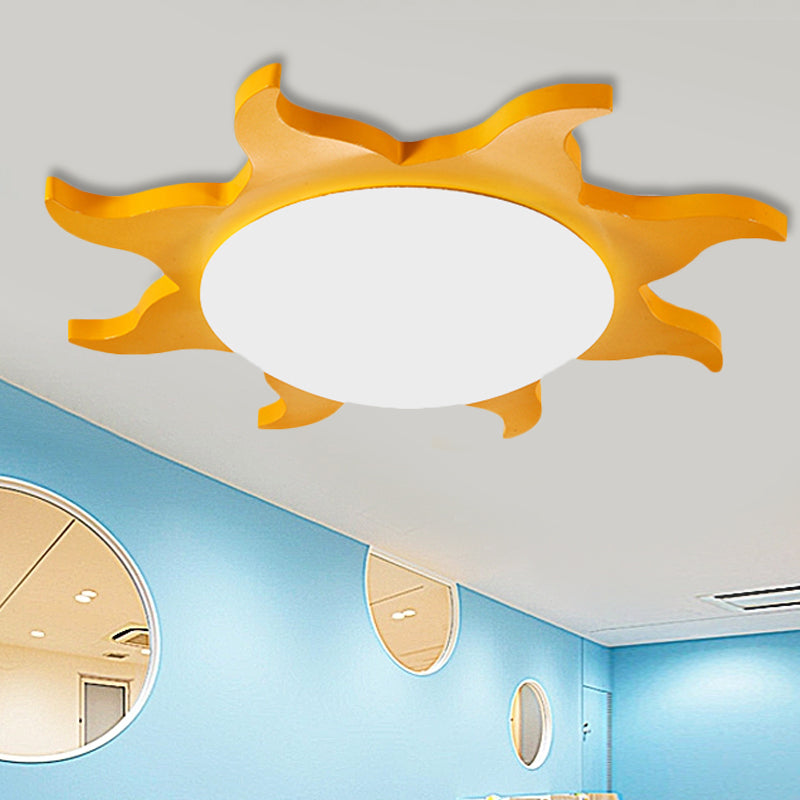 Kinderkamer plafondlamp - zonvormige LED-verlichting