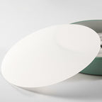 Moderne LED ceiling lamp for bedroom - Energy-saving acrylic and metal recessed lamp, different colors