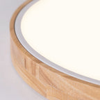 Moderne LED ceiling lamp for bedroom - Energy-saving acrylic and metal recessed lamp, different colors