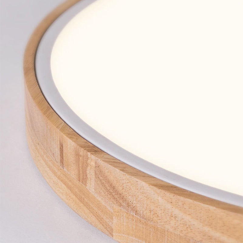 Moderne LED ceiling lamp for bedroom - Energy-saving acrylic and metal recessed lamp, different colors