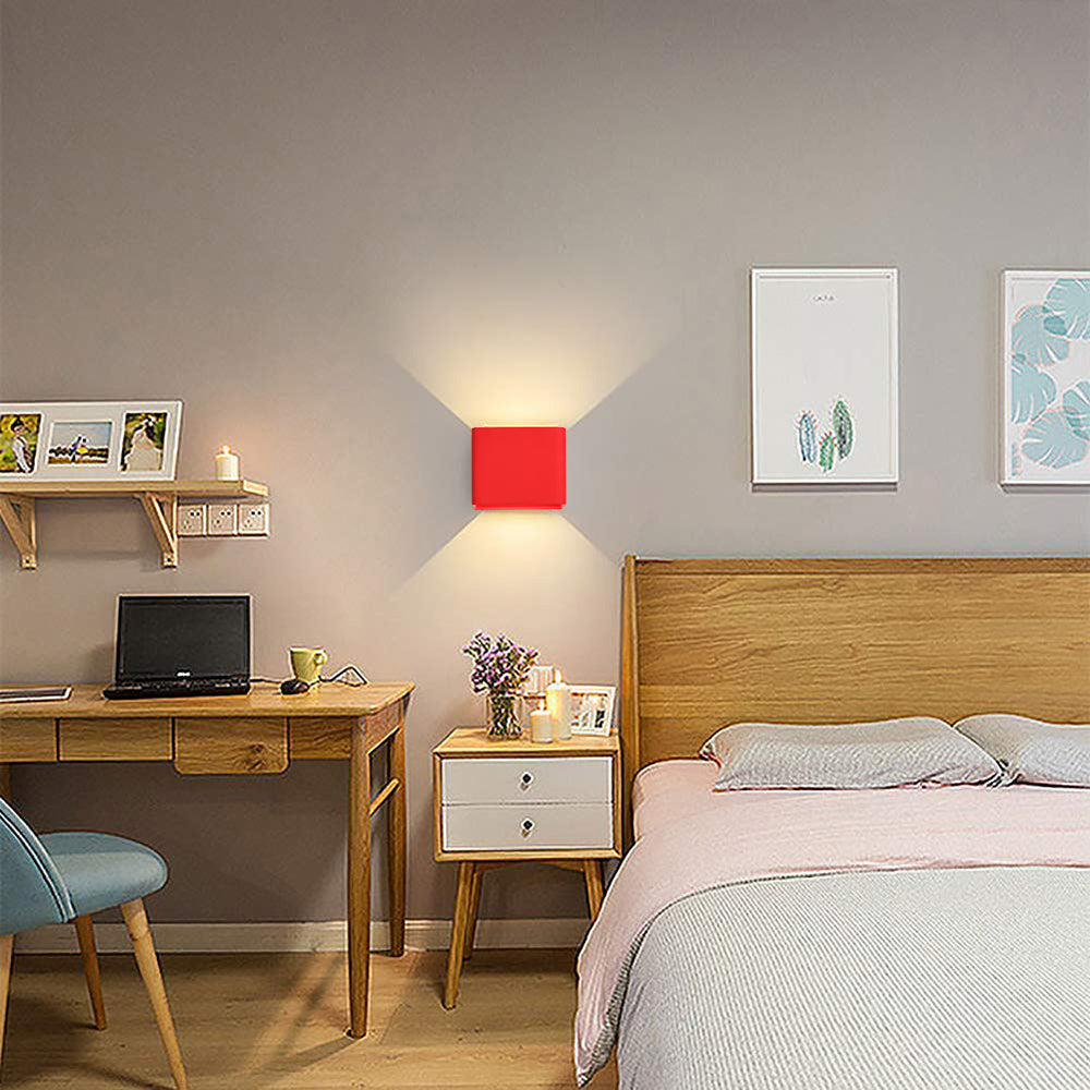 Moderne vierkante wandlamp