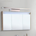 Avosian | Rechthoekige Interieur Spiegel Licht RVS 16"/19.5" W LED Moderne Muurbevestigde Licht in Chroom, Warm/Wit Verlichting