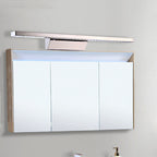 Avosian | Rechthoekige Interieur Spiegel Licht RVS 16"/19.5" W LED Moderne Muurbevestigde Licht in Chroom, Warm/Wit Verlichting