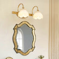 Blossom Badkamer Make-Up Spiegel Licht Traditionele Metaal LED 2/3/4 Koppen Messing Muur Gemonteerde Lamp | Avosian