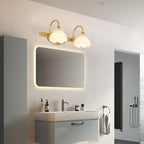 Blossom Badkamer Make-Up Spiegel Licht Traditionele Metaal LED 2/3/4 Koppen Messing Muur Gemonteerde Lamp | Avosian
