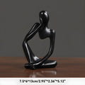 Abstract Thinker Beeldhouwwerk Woondecoratie
