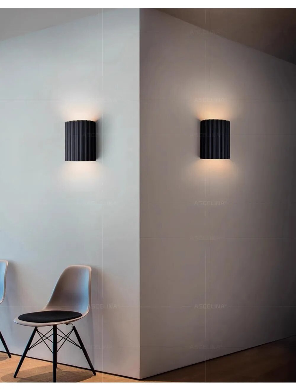 WärmeAura | Wandlamp gemaakt van hars voor een warme sfeer