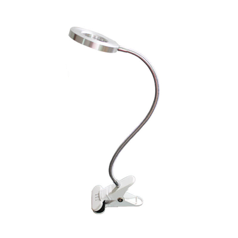 Kreatieve eenvoudige USB-broekknop LED-leesclip-bureau lamp