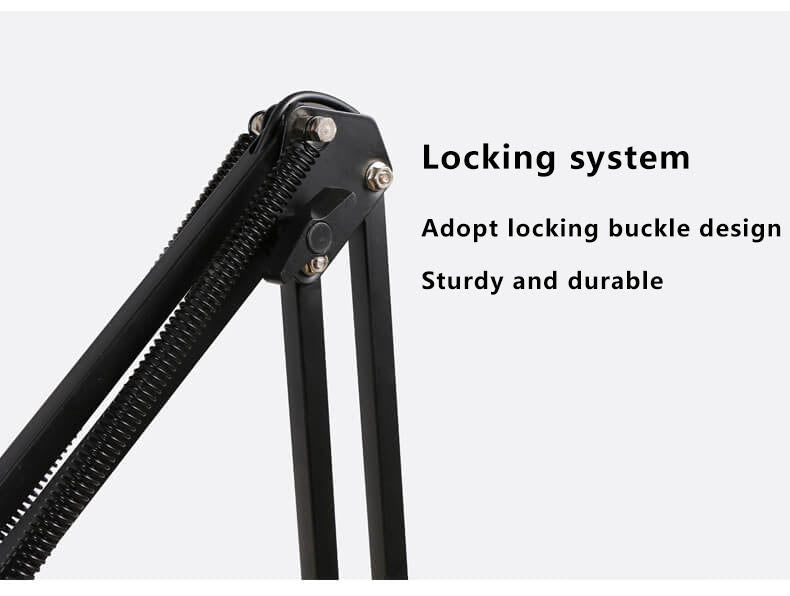 LED opvouwbare lange arm clip oogbescherming USB lees bureau lamp