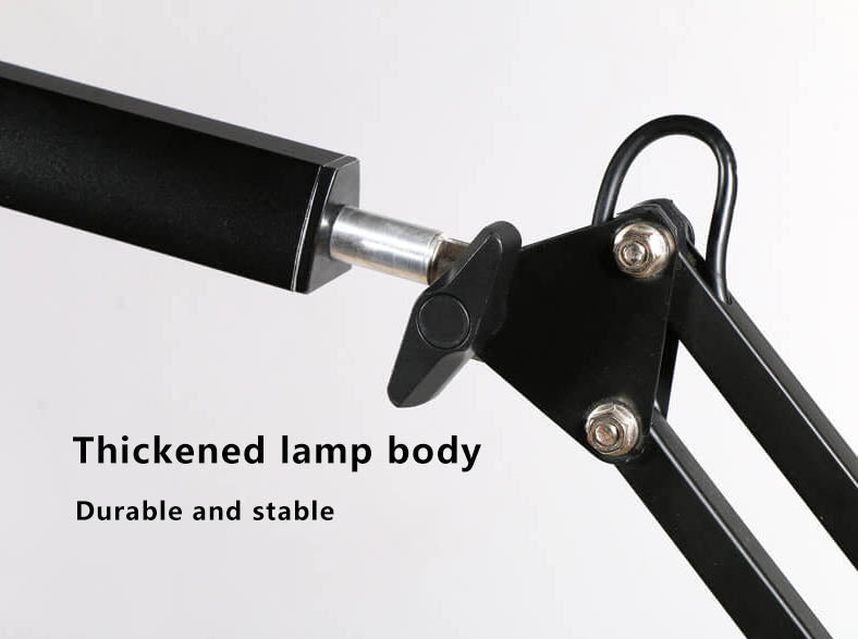 LED opvouwbare lange arm clip oogbescherming USB lees bureau lamp