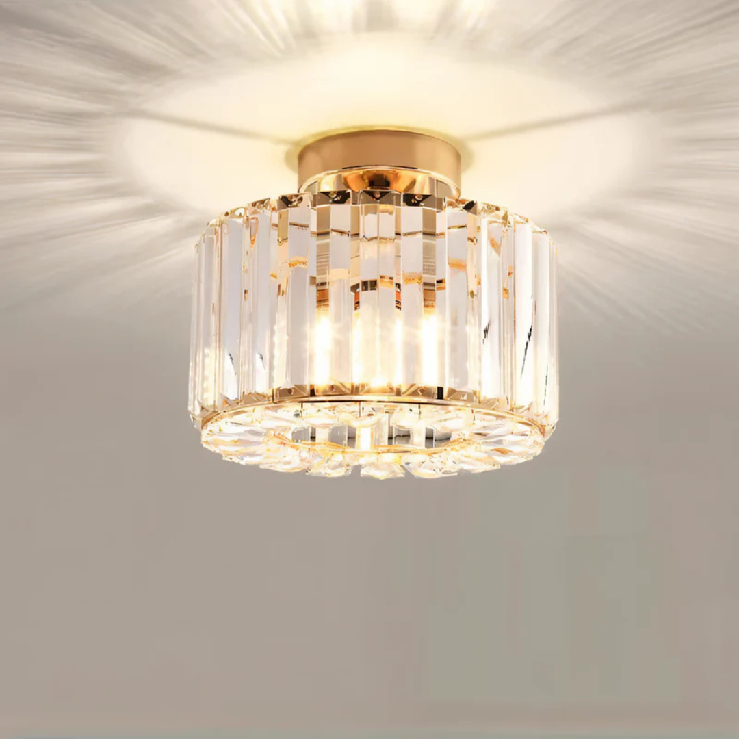 Luxe Kristallen Plafondlamp | Stralende Plafondverlichting