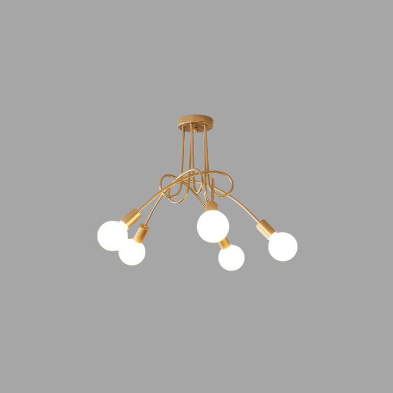 Vintage LED plafondlamp in antiek design