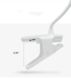 Eenvoudige LED Clip Bureau Lamp Oplaadbaar Oogbescherming Nachtlamp
