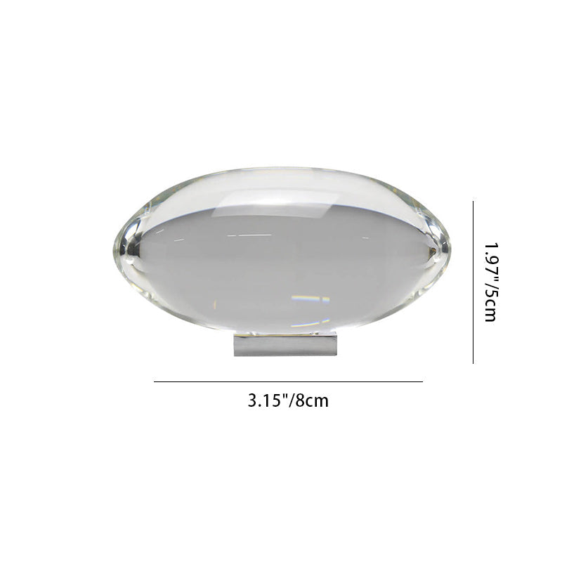 Kreatieve Kristallenprojectie Engel Ogen LED Tafel lamp