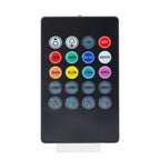 Car RGB LED Strip Light Draadloze Afstandsbediening en Stemcontrole
