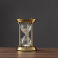3/5/10 Minuten Retro Metaal Handgemaakte Zandloper Pendule Thuis Kantoor Bureau Arrangement Ornament Zand Timer Zand Glas Decoratie