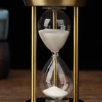 3/5/10 Minuten Retro Metalen Ambacht Zandloper Pendulum Thuis Kantoor Bureau Arrangement Ornament Zand Timer Zand Glas Decoratie