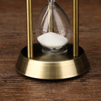 3/5/10 Minuten Retro Metaal Handgemaakte Zandloper Pendule Thuis Kantoor Bureau Arrangement Ornament Zand Timer Zand Glas Decoratie