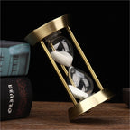 3/5/10 Minuten Retro Metaal Handgemaakte Zandloper Pendule Thuis Kantoor Bureau Arrangement Ornament Zand Timer Zand Glas Decoratie