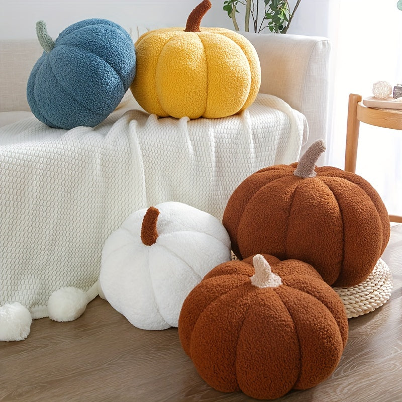 Decoratieve Kussen Warm Pompoen Gemaakt van Zachte Pluche