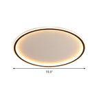 Moderne Scandinavische LED-Plafondlamp met Afstandsbediening - DimmaAvosiane en energie-efficiënt