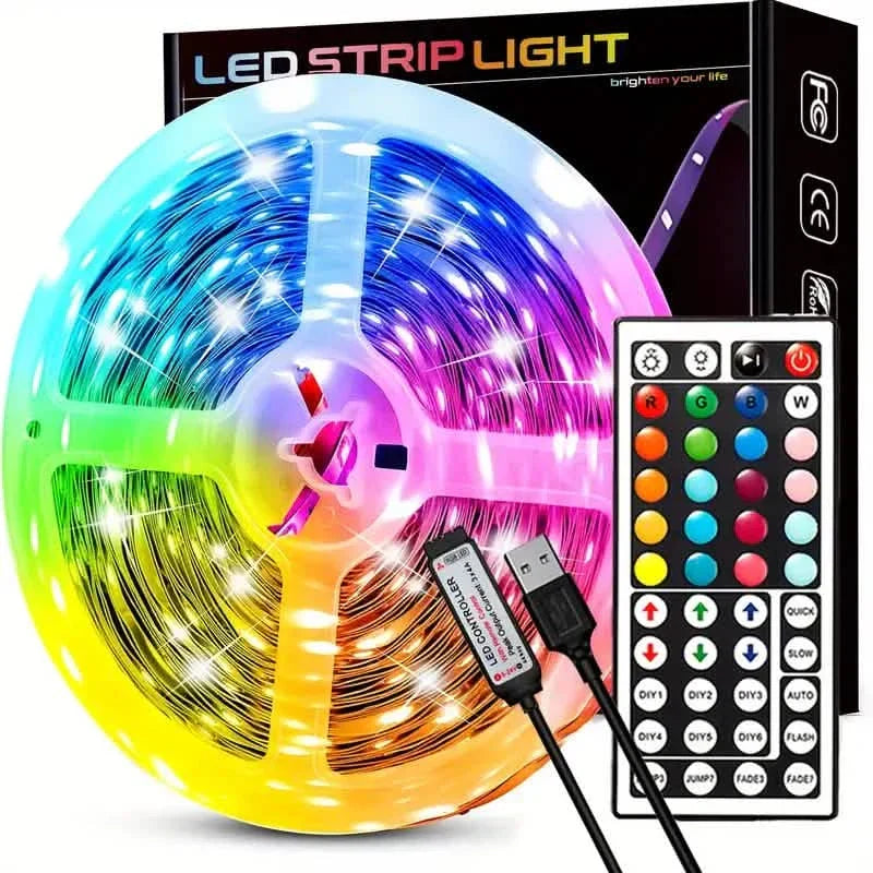 33Ft LED stripverlichting met IR 44-toetsen afstandsbediening