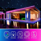 33Ft LED stripverlichting met IR 44-toetsen afstandsbediening