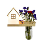 Wood House Wandlamp Industrieel Crème Glas 1-Licht Restaurant LED Wandverlichting, Links/Rechts