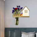 Wood House Wandlamp Industrieel Crème Glas 1-Licht Restaurant LED Wandverlichting, Links/Rechts