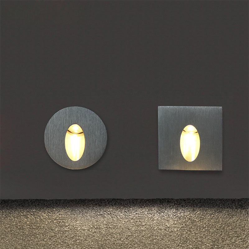 LED-looplichten, traplichten, aluminium inbouwhoekverlichting, traplichten, vierkante wandlichten, ronde wandlichten, ganglichten