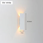 Leicht - Moderne weersbestendige LED wandlamp van aluminium voor buitengebruik