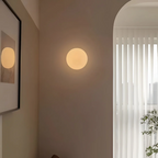 Stijlvolle glazen wandlamp