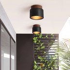 Plafondlamp met steenlook