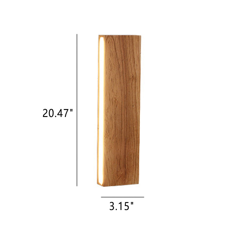 OakBeam | Minimalistische Massief Houten LED Wandlamp
