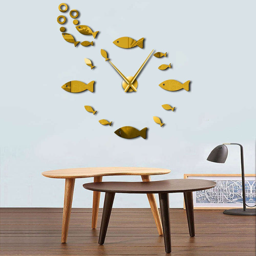 Avosian | EchoClock - Strak Spiegel Muur Ontwerp