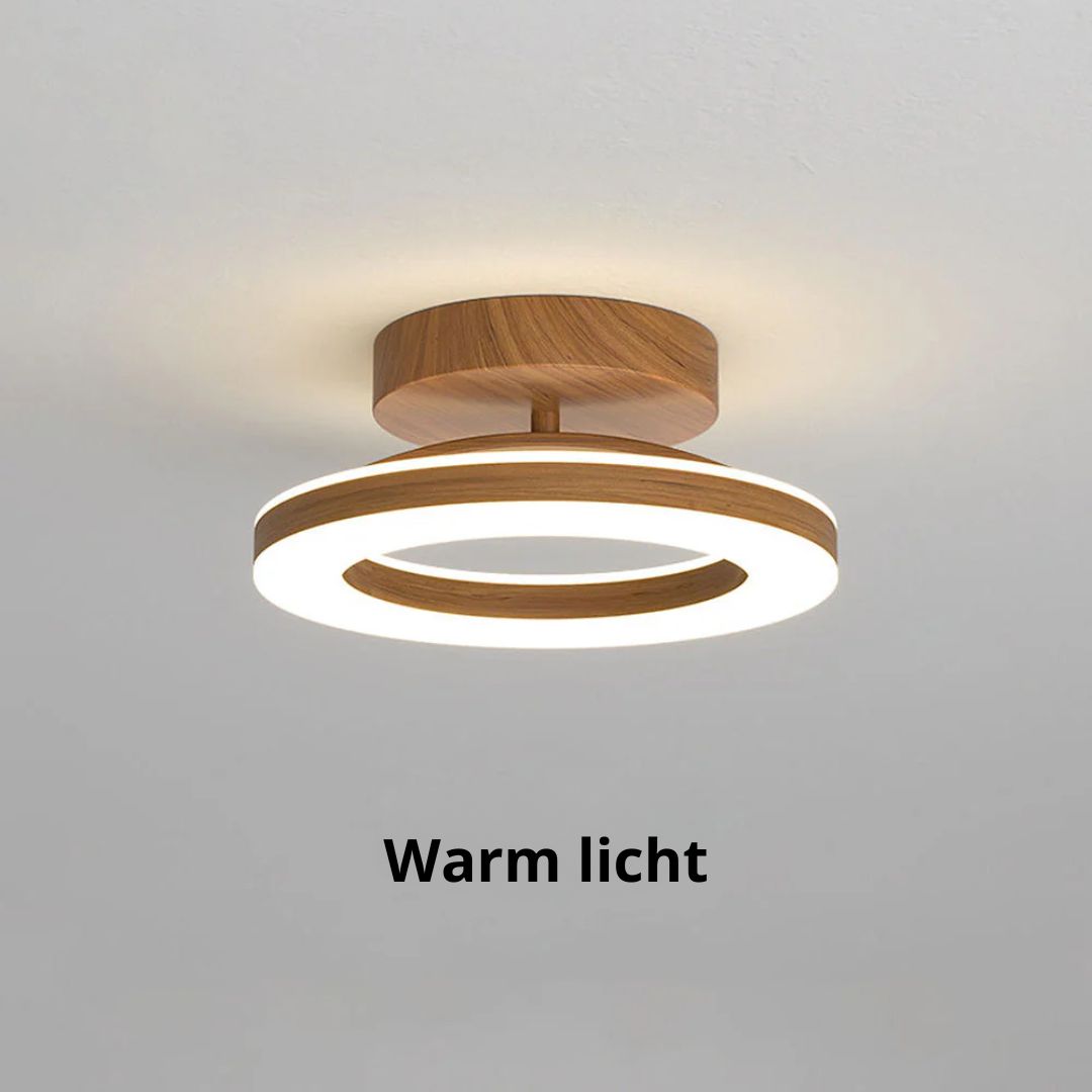 Ronde plafondlamp LED acryl voor gang en entree