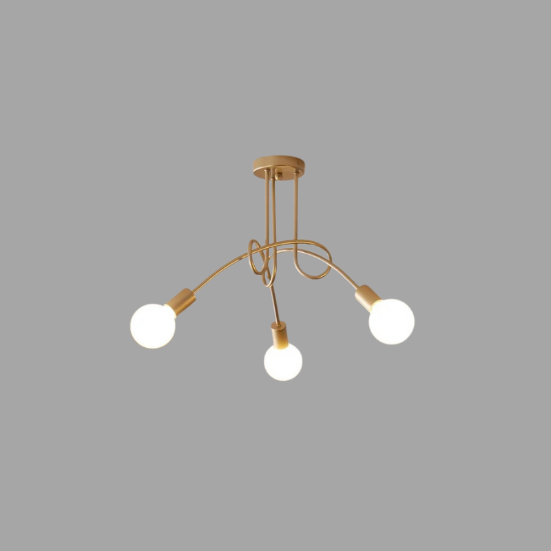 Vintage LED plafondlamp in antiek design