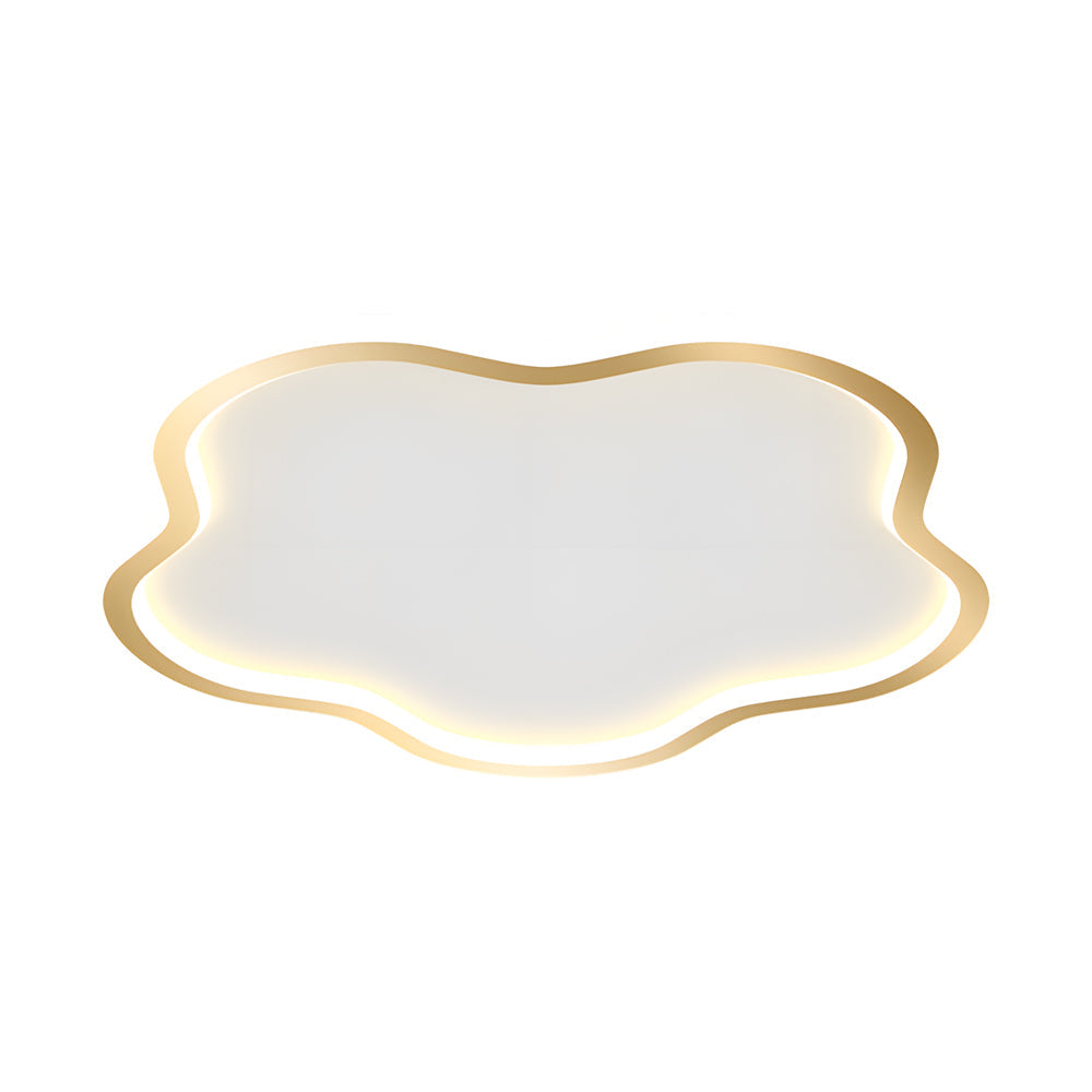 Noordse plafondlamp in pentagramontwerp - Aluminium plafondlamp voor de slaapkamer