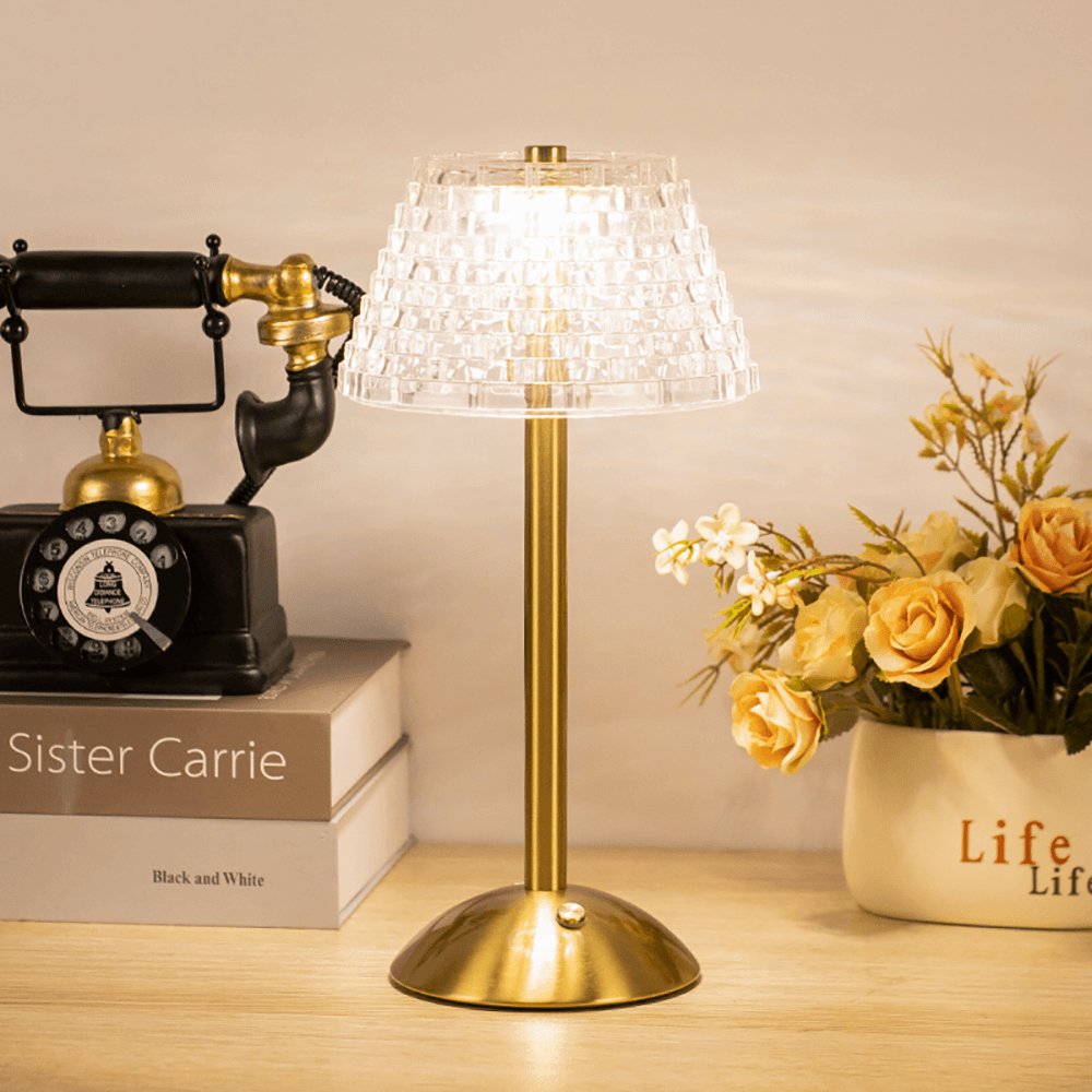 AuraGlow Tafellamp - Oplaadbare LED Lamp met Dimbare Functie