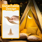Touch-Control Houten Vogel Nachtlamp - Oplaadbare LED Bedlamp