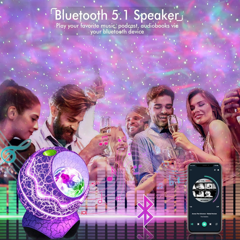 4 In 1 Sterren- en Galaxieprojector met Bluetooth-luidspreker