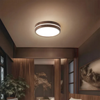 Stijlvolle houten LED plafondlamp