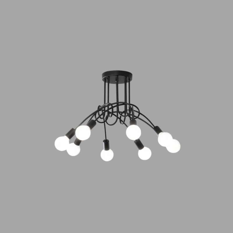 Vintage LED plafondlamp in antiek design
