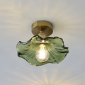 Glazen Hibiscus Plafondlamp