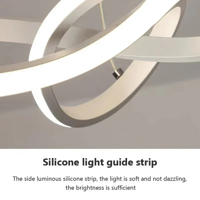 Moderne LED plafonnière - WaveGlow