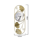 Avosian | Elegante Metalen Ginkgo Blad Wand Spiegel