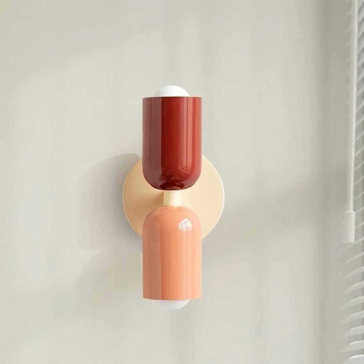 Wandlampen Moderne Glas Dubbele Schaduw Lamp